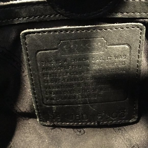 Vintage Coach® Classic Hobo - Black - Picture 4 of 5